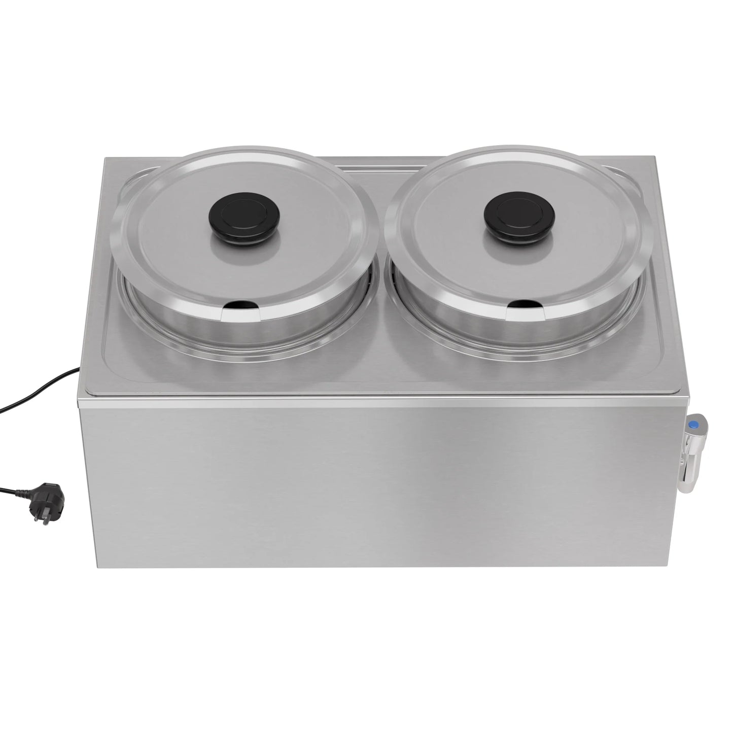 Koolmore CFW-4T Two-Pot  8 Qt. Buffet Countertop Food Warmer Electric With Faucet