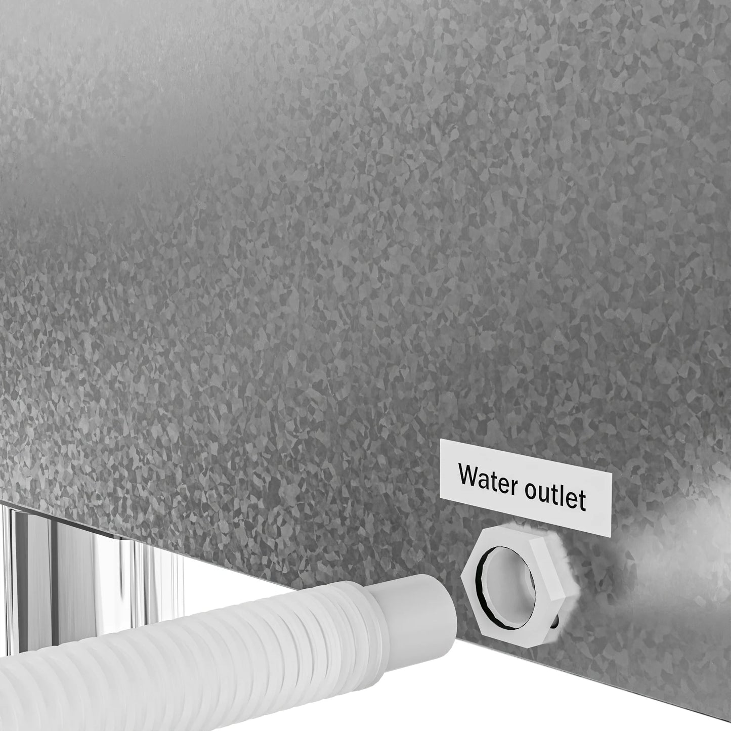 KoolMore KM-CIM-400 25 In. Stainless-Steel Commercial Air Cooled Modular Ice Maker With Full Cube Production 400lbs/24h