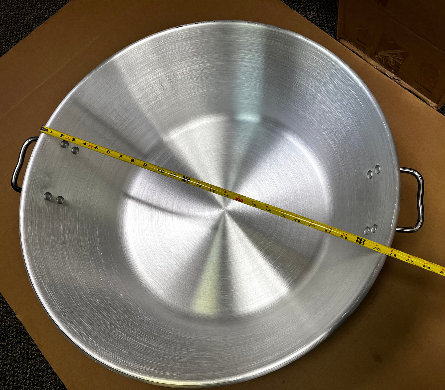 Powah Aluminum Soup Pot/Mixing Pot Round Bottom