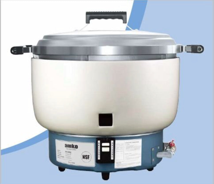 AMKO AK-55RC-LP Gas Rice Cooker, 55 Cups (100 Bowls Cooked Rice) Propane Gas (LP)