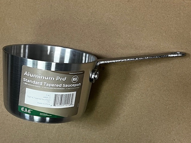 C.A.C. Saucepan A9SA-3-1 1.5QT AL Tapered Saucepan