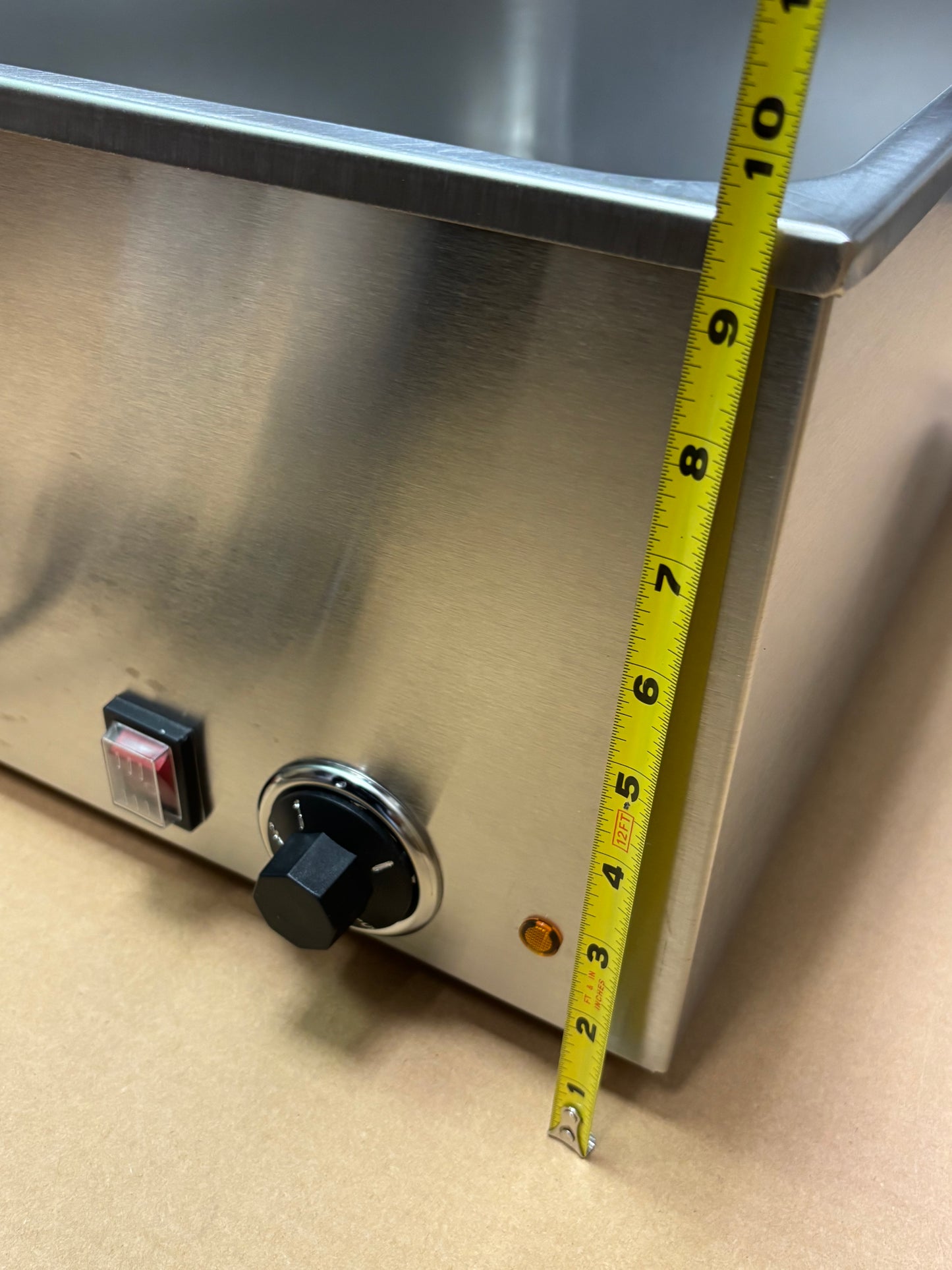 CAC ELFW-1200 Food Warmer 21-1/8"L X 13-1/4"W X 9-1/2"H Electric, 1200W