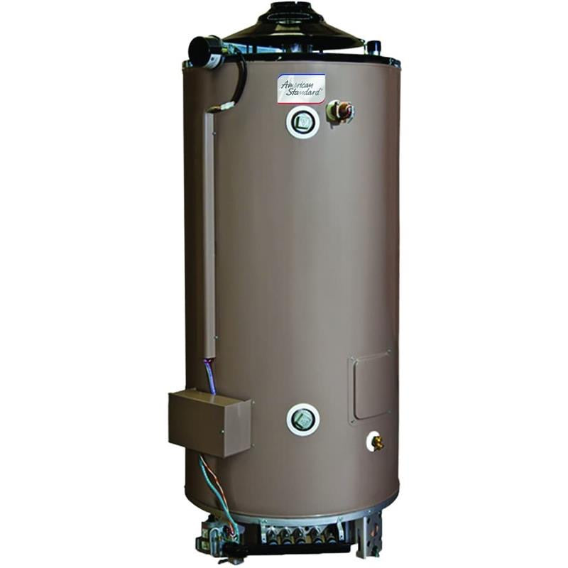 American Standard D-100-199-AS-NAT Commercial Water Heater, 100gal, 199,000BTU Natural Gas