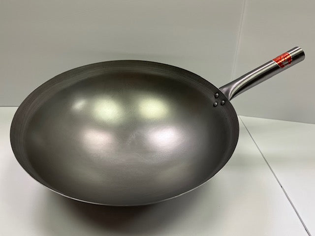 Wok IRHK Iron with Single Handle and Three-Rivet Joint