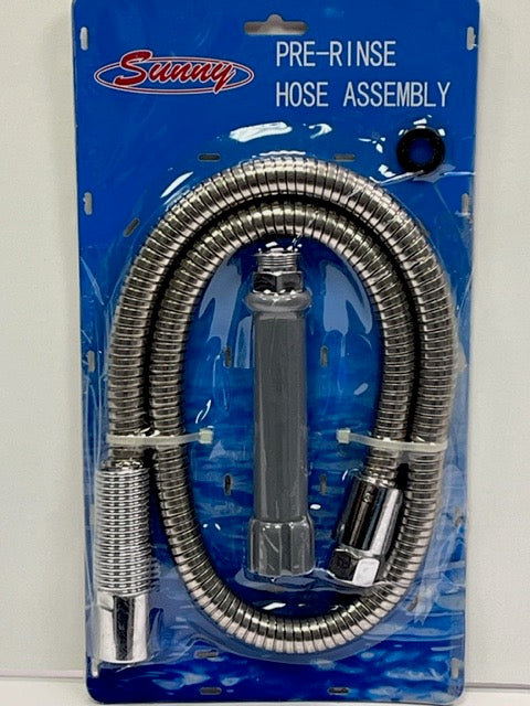SUNNY PR-HA Pre-Rinse Hose, Flexible Hose, Hose 39"Length, Overall Length: 44-5/8"L