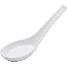 SUNNY SM-5039 Melamine White Spoon, 5-1/2"L, 12/Pack (1DOZEN)