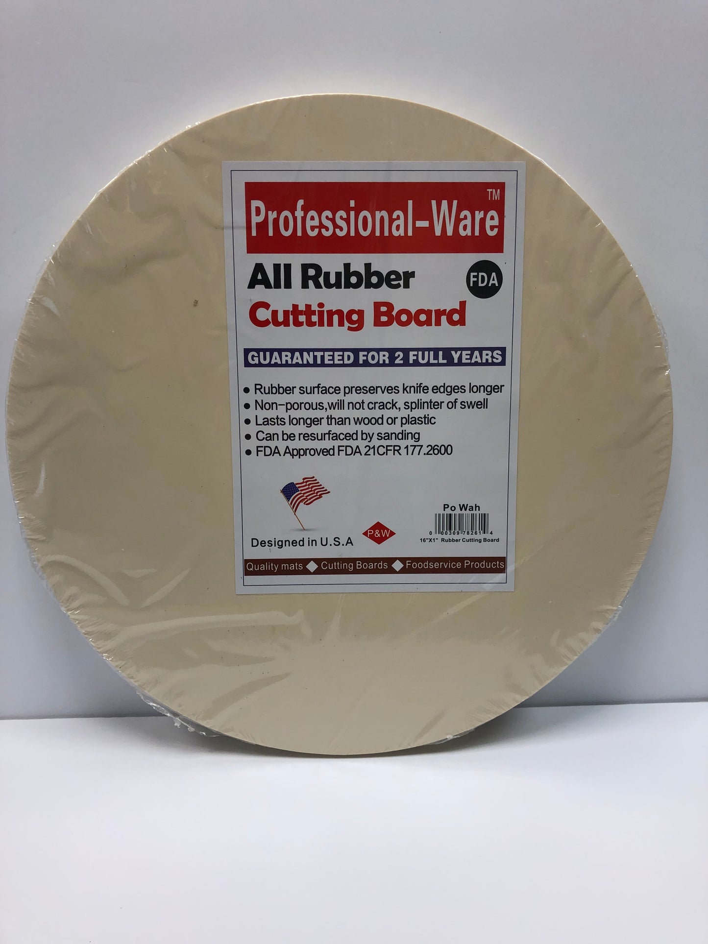 Cutting Board Round Rubber