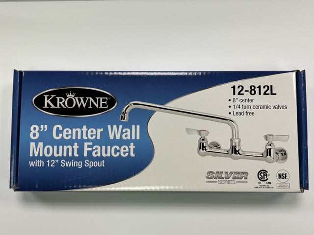 KROWNE 8 inch Center Wall Mount Faucet