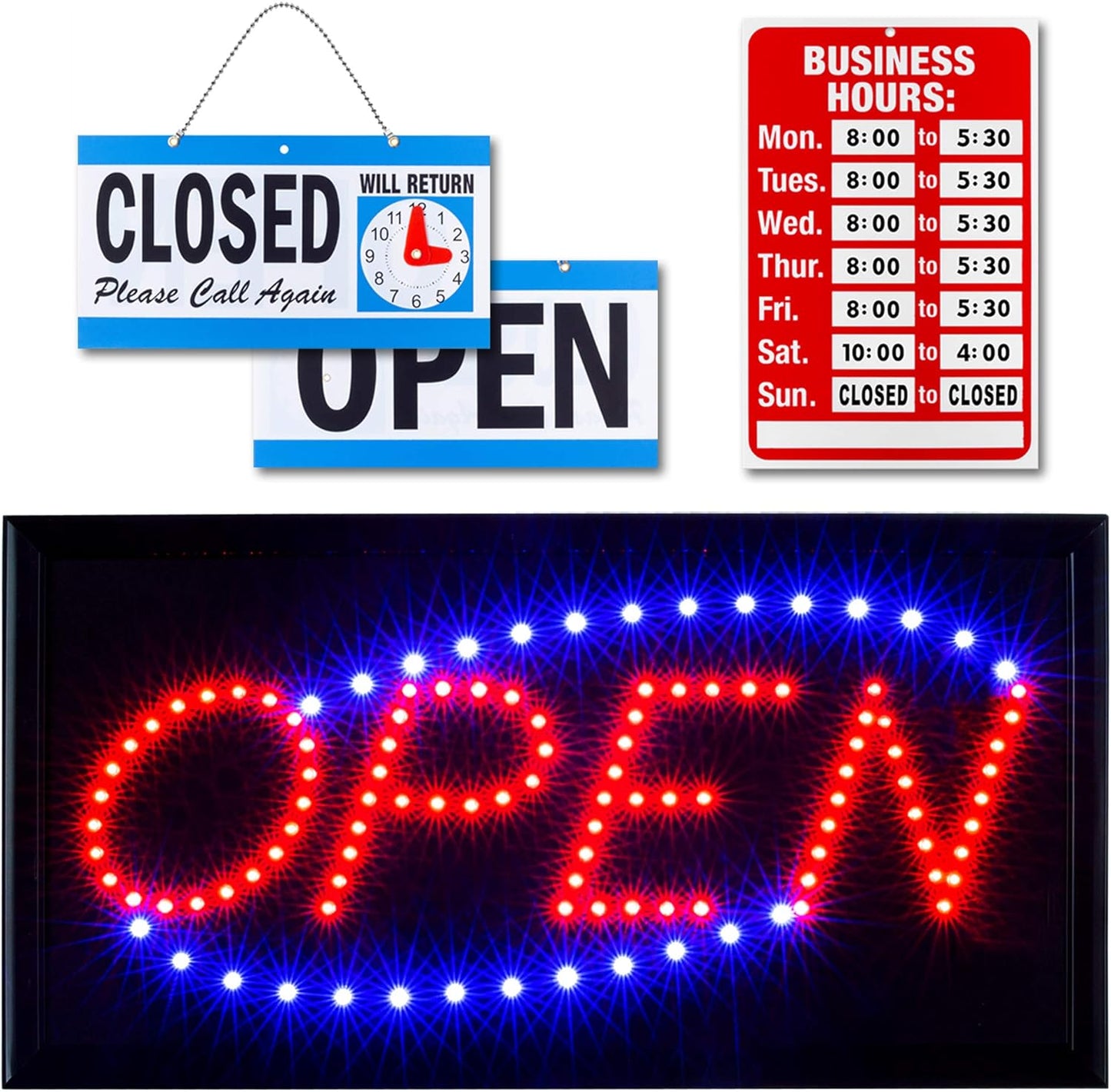 OPEN sign