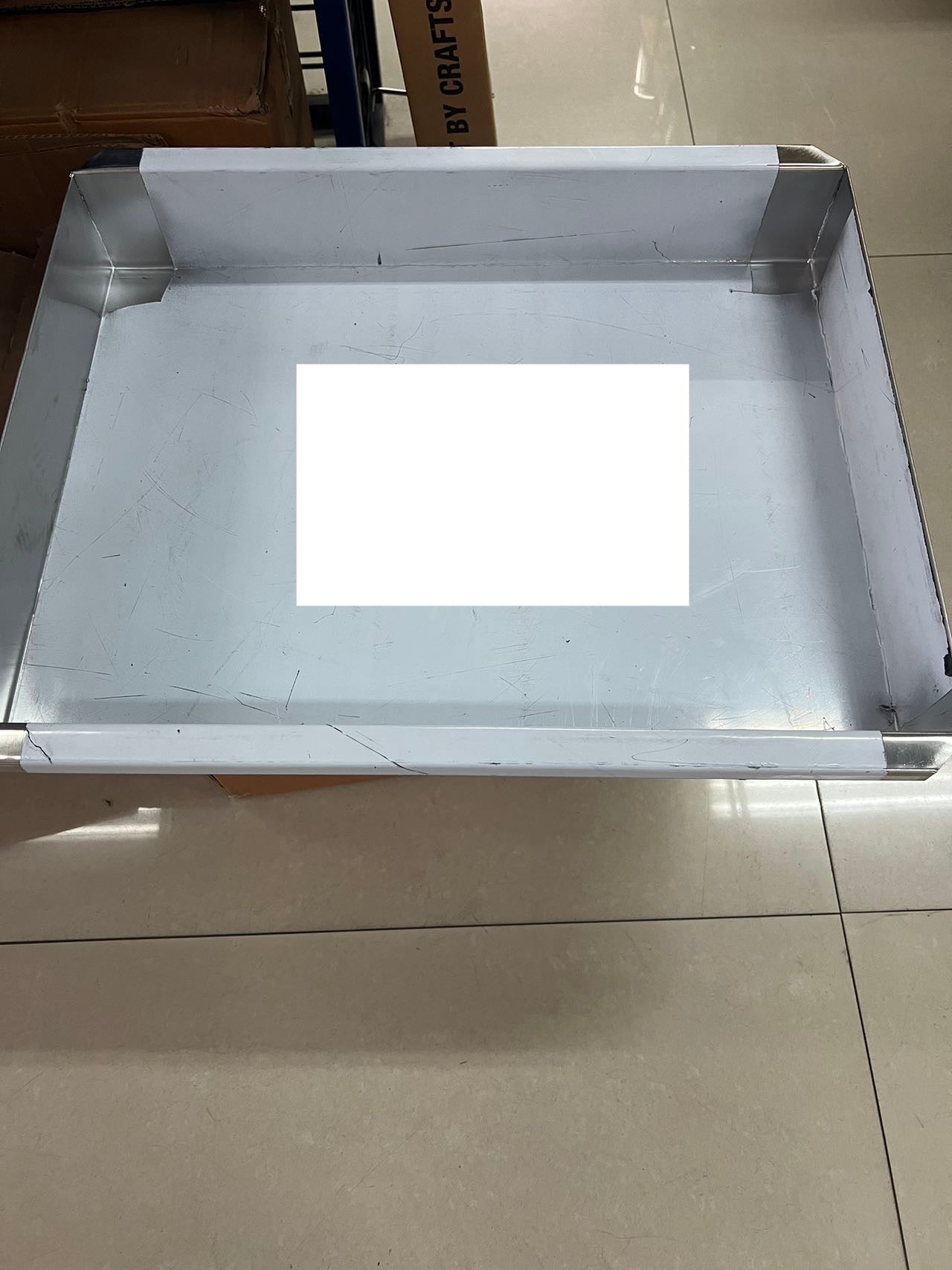 YONGXIN EXP-DP001CM Drip Pan for Smokehouse, 23 inch W x 21 inch D x 4 inch H, Stainless Steel
