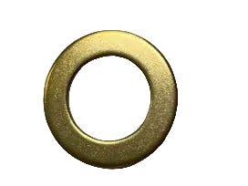 POWAH MGR-BRSRNG12 Brass #12 Meat Grinder Ring, 1-1/4" Dia