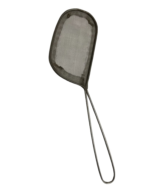 POWAH SSTS-L Tempura Skimmer, 8 inch L x 4.5 inch W x 18.25 inch Overall Length, Stainless Steel