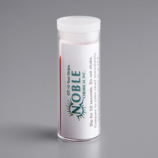 Sanitizer- NOBLE QT-10 Test Strips bottle