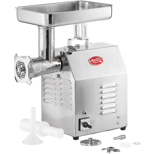 Avantco MG22R #22 Commercial Electric Meat Grinder 1.5HP - 110V, 1 hp