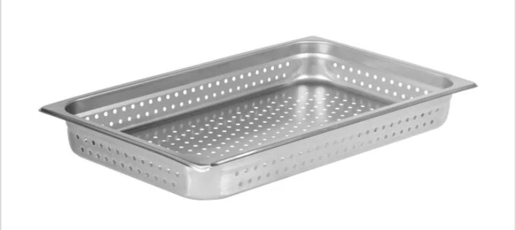 Steam Pan Full Size 2-1/2" D Perf
