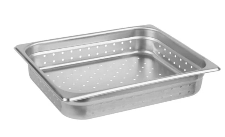 Steam Pan Half 2-1/2"D Perf