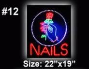 LED Open NAILS #12