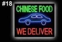 LED Chinese Food Sign #18