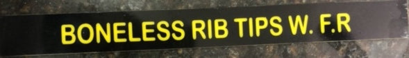 Sign-Food Name Stripe
