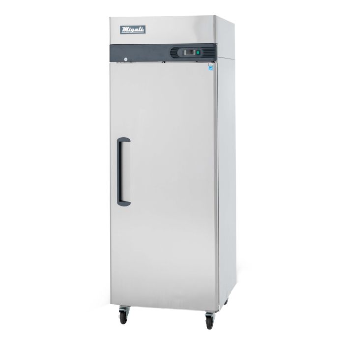 Reach In Refrigerator Migali C-1R-HC 28 7/10" One Section, (1) Right Hinge Solid Door, 115v