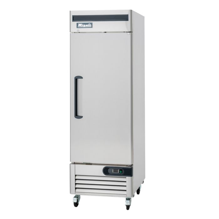 Reach In Freezer Migali C-1FB-HC 27" One Section, (1) Solid Doors, 115v