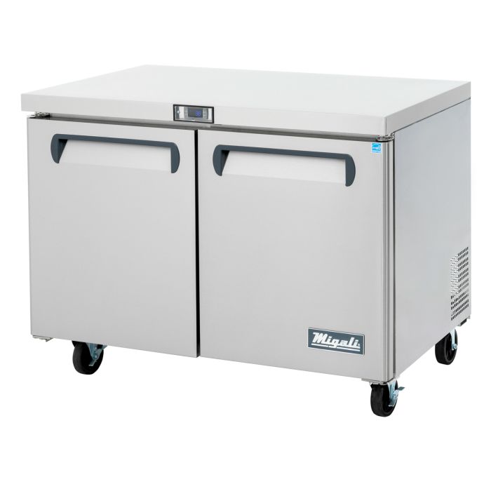 Undercounter Refrigerator Migali C-U48R-HC 48 1/5" W w/ (2) Sections & (2) Doors, 115v