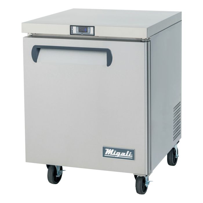 Undercounter Freezer Migali C-U27F-HC 27 1/2" W w/ (1) Section & (1) Door, 115v