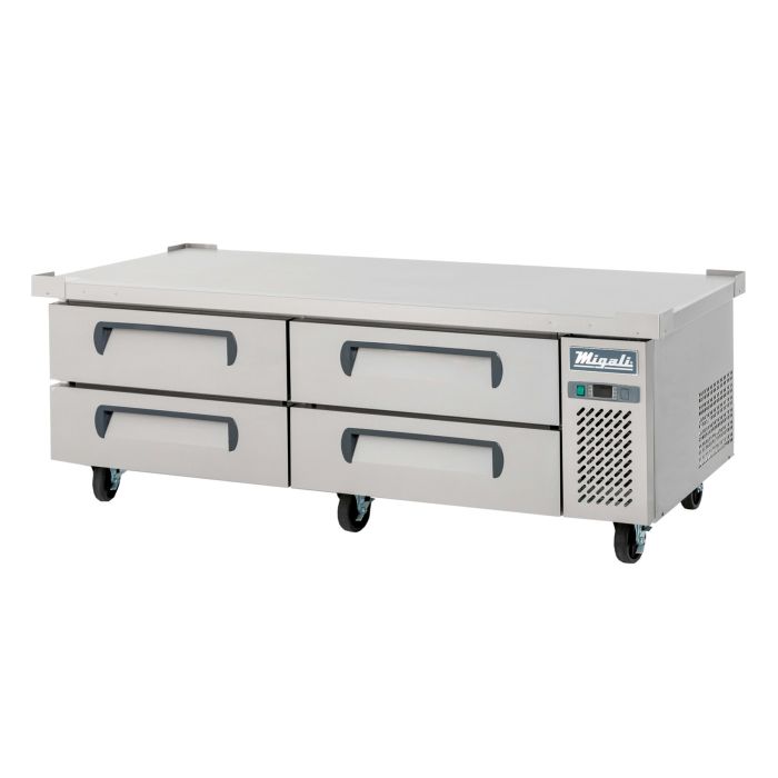 Refrigerated Chef Base Migali C-CB72-HC 72 2/5" w/ (4) Drawers - 115v