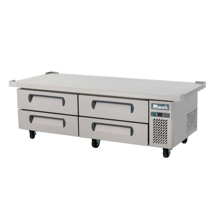 Refrigerated Chef Base Migali C-CB72-76-HC 76" w/ (4) Drawers - 115v