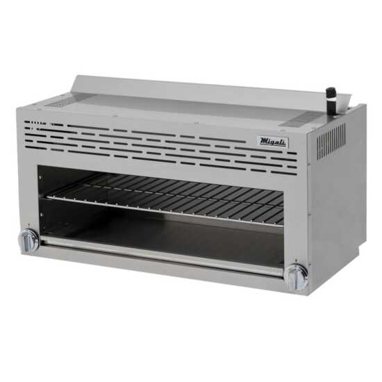 Cheese Melter Migali C-CM-36-NG 36" Natural Gas Manual Control