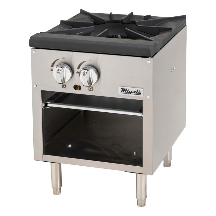 Stock Pot Stove Migali C-SPS-1-18 18" 1 Burner, Natural Gas
