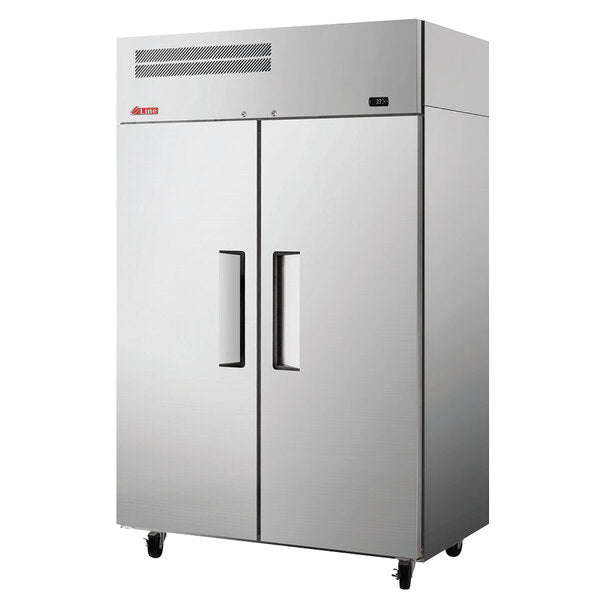 Reach In Refrigerator Turbo Air ER47-2-N6-V E-Line 52" Solid 2 Door