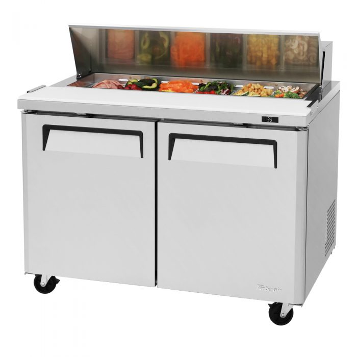Sandwich/Salad Prep Table Turbo Air MST-48-N 48" M3 Series w/ Refrigerated Base, 115v