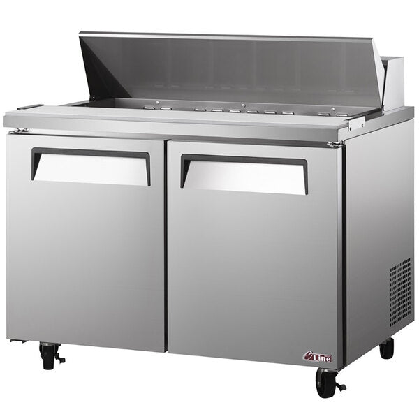Sandwich/Salad Prep Table Turbo Air EST-60-N E-line 60 1/4" 2 Door Refrigerated