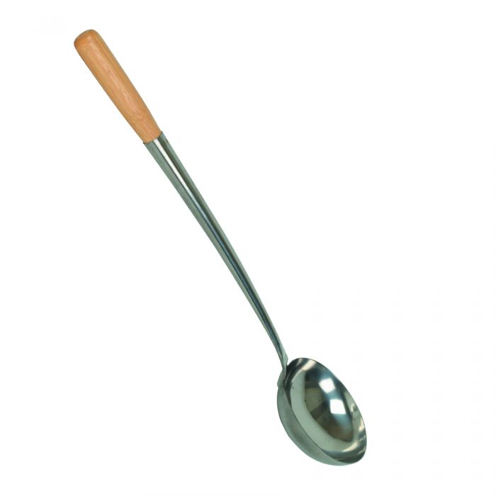 Ladle w/ Wood Handle Thunder Group Stainless Steel