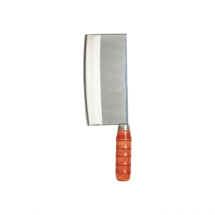 Kimli King Knife Thunder Group SLKF021 7" w/ Wood Handle, Stainless Steel