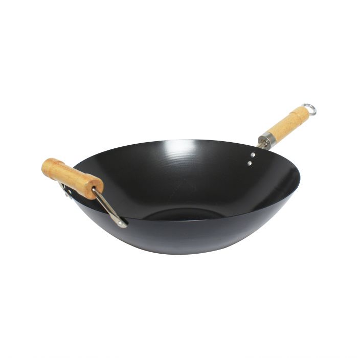 Carbon Steel Wok Thunder Group TF002 14" Non-Stick