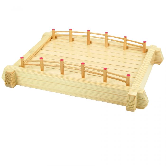 Wood Bridge Display Tray Thunder Group
