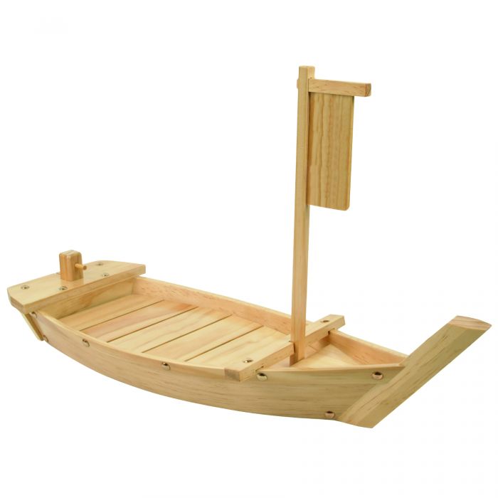 Wood Boat Display Tray Thunder Group