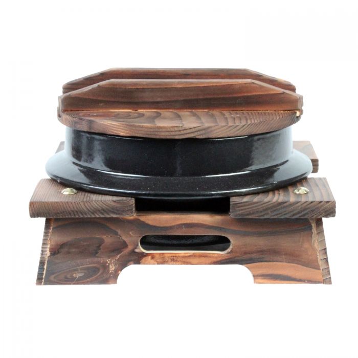Japanese Noodle Bowl Thunder Group Round w/ Handle, Cast Iron
