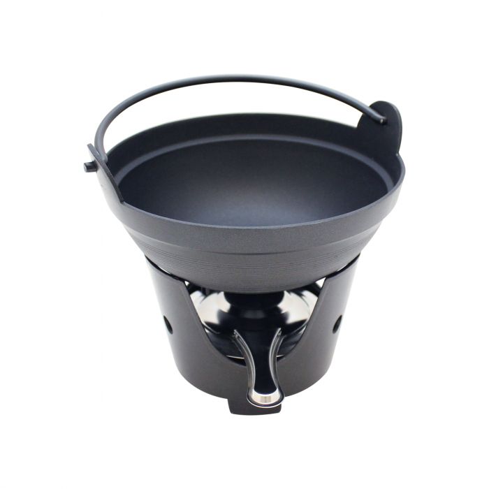 Japanese Shabu Shabu Bowl Thunder Group IRPA004 32 oz Round w/ Handle, Aluminum Alloy