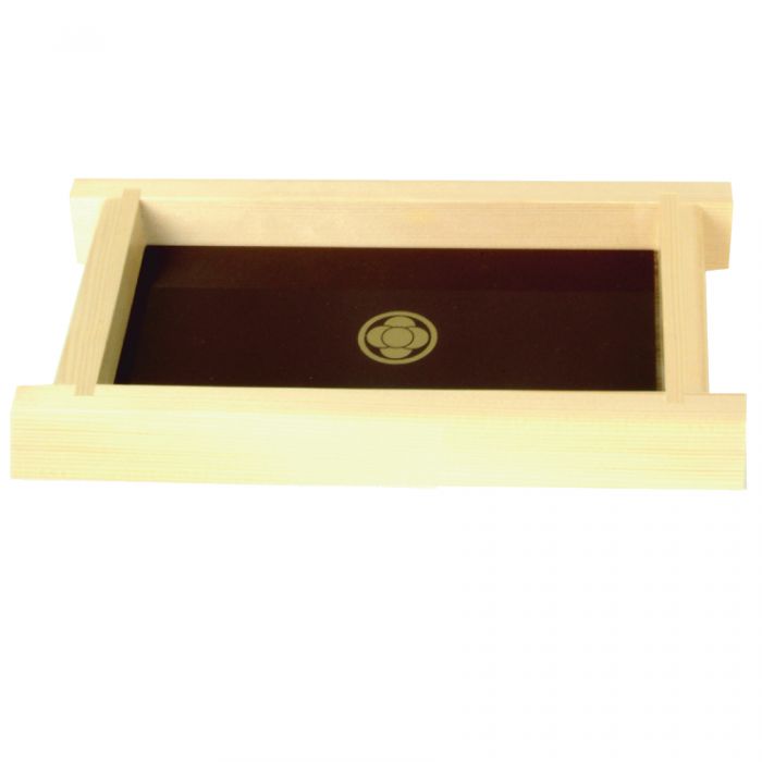 Shiraki Wood Sauce Dispenser Thunder Group Y-75 Large, Rectangular