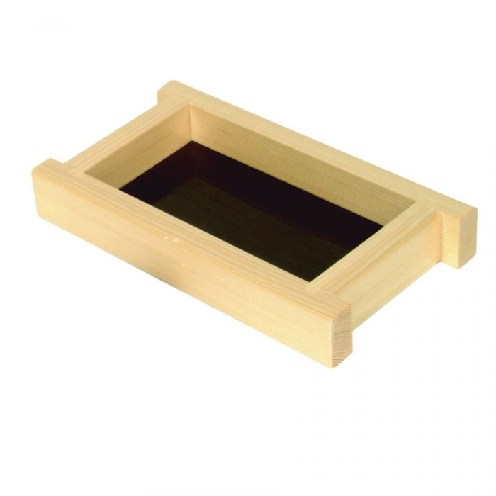 Shiraki Wood Sauce Dispenser Thunder Group Y-95 Small, Rectangular