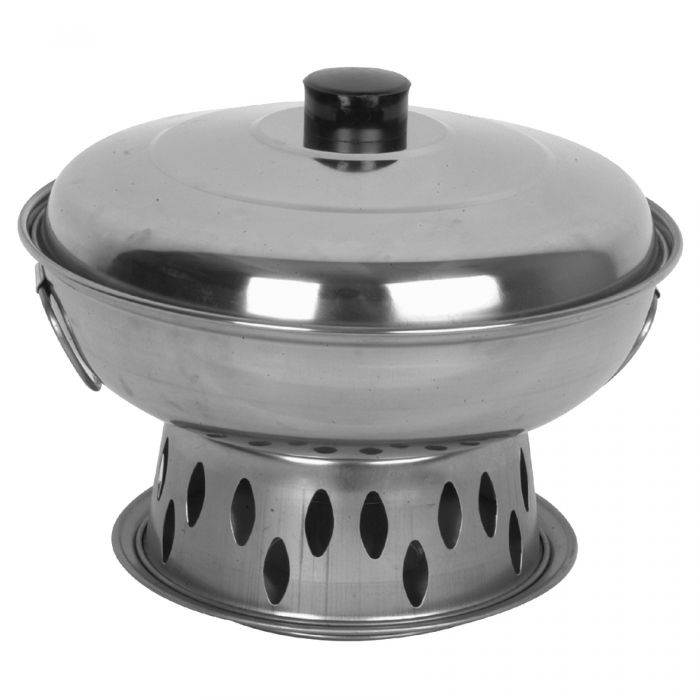 Wok Chafer Set Thunder Group Round - Stainless Steel