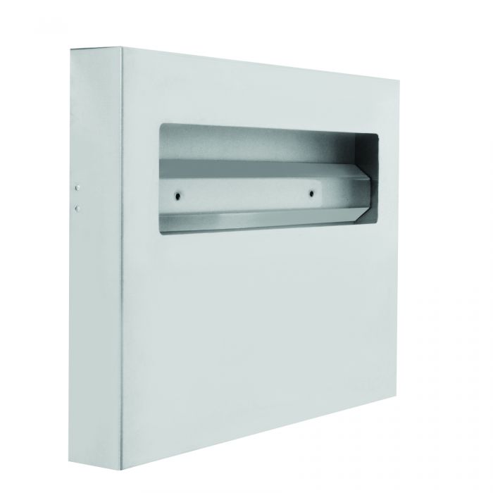 Toilet Seat Cover Dispenser Thunder Group SLTSCD500 Surface Mounted w/ 500 Sheet Capacity, Stainless Steel