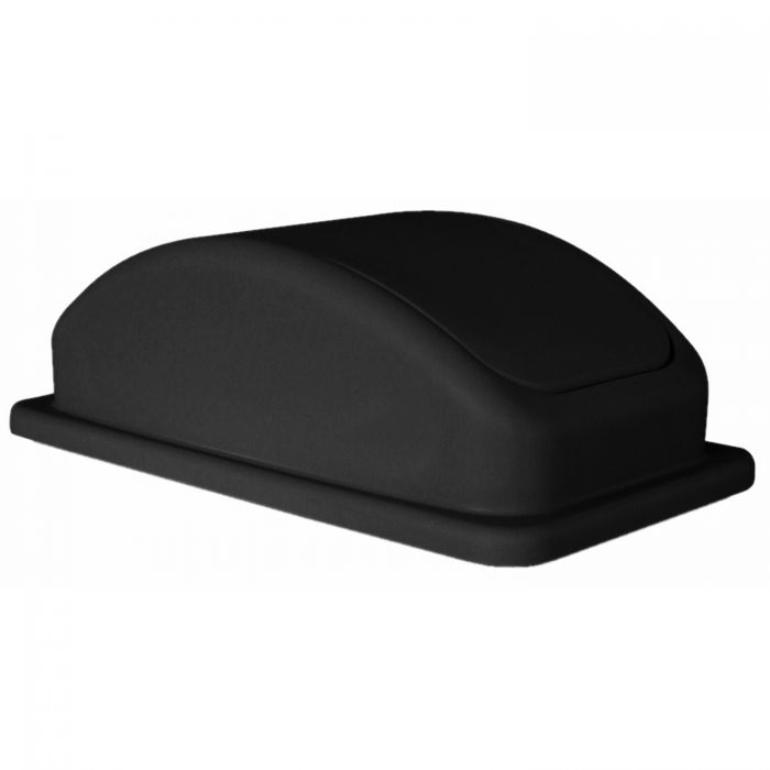 Trash Can Lid Thunder Group PLTC023KL Rectangular Secure Snap-on