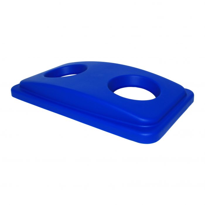 Recycling Container Lid Thunder Group PLTC023RC 23 Gal. Blue Plastic Rectangular