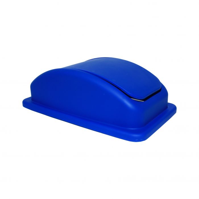 Recycling Container Lid Thunder Group PLTC023RL 23 Gal. Blue Rectangular Plastic