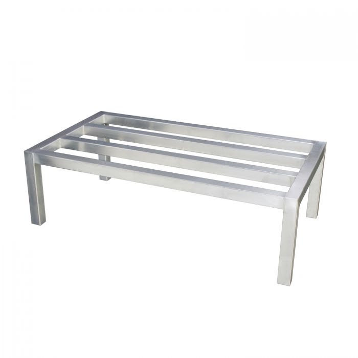 Dunnage Rack Channel 12"H Stationary, Aluminum