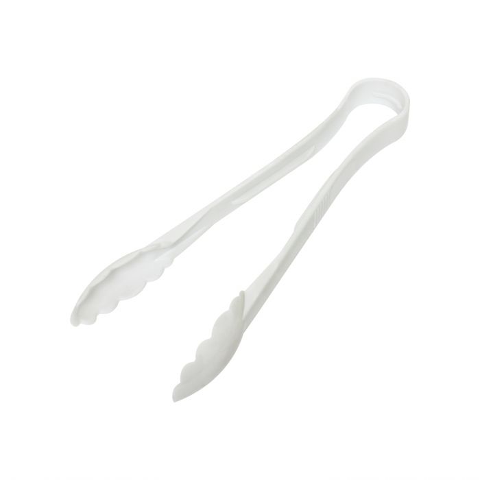 Polycarbonate Scallop Grip Tong Thunder Group White